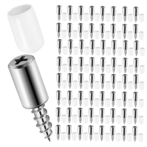 SEWACC 50 Stück Selbstbohrende Schrauben mit Gummihülse Regalfachhalter für Schrank und Laminat Rutschfeste Kleiderschrank-trennstifte für Bücherregale und Schrankabtrennungen SEWACC 50 Stück Selbstbohrende Schrauben mit Gummihülse Regalfachhalter für Schrank und Laminat Rutschfeste Kleiderschrank-trennstifte für Bücherregale und Schrankabtrennungen von SEWACC