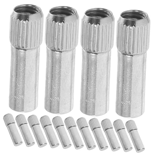 SEWACC 50 Stück Selbstsichernde Möbelstützstifte mit Abdeckkappe Robuste Regalhalter für Schrank Kleiderschrank Bücherregal Möbelbefestigung SEWACC 50 Stück Selbstsichernde Möbelstützstifte mit Abdeckkappe Robuste Regalhalter für Schrank Kleiderschrank Bücherregal Möbelbefestigung von SEWACC