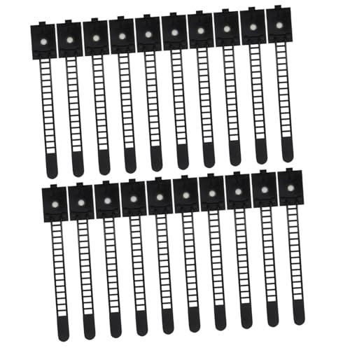 SEWACC 50 Stück Teiliges Kabelclips Selbstklebend Verstellbar Kabelhalter für Kabelmanagement Am Schreibtisch Kabelklemme Organizer für Strom und Ladekabel Einfach zu Befestigen und von SEWACC