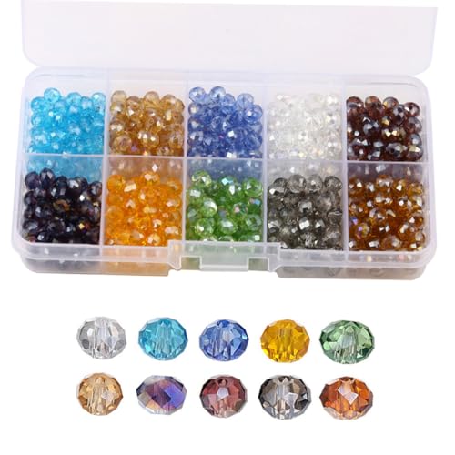 SEWACC 500 Stück Facettierte Kristallperlen Farben mit Aufbewahrungsbox für Schmuckherstellung DIY Bastelperlen Armbänder Halsketten Ohrringe SEWACC 500 Stück Facettierte Kristallperlen Farben mit Aufbewahrungsbox für Schmuckherstellung DIY Bastelperlen Armbänder Halsketten Ohrringe von SEWACC