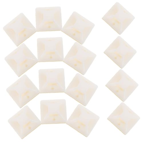 SEWACC 500 Stück Selbstklebende Kabelbinderhalter Weiß mit Starkem Klebesockel Wetterfester Kabelhalter zur Zugentlastung Einfach zu Montierende Kabelbinder Basis für Kabelmanagement SEWACC 500 Stück Selbstklebende Kabelbinderhalter Weiß mit Starkem Klebesockel Wetterfester Kabelhalter zur Zugentlastung Einfach zu Montierende Kabelbinder Basis für Kabelmanagement von SEWACC