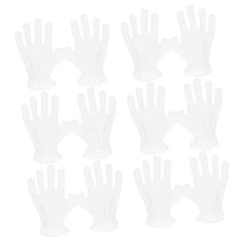SEWACC 6 Paare Mikrofaser Handschuhe für Kunst und Schmuckinspektion Wiederverwendbare Antistatische Handschuhe für Empfindliche Gegenstände für Messen und Events SEWACC 6 Paare Mikrofaser Handschuhe für Kunst und Schmuckinspektion Wiederverwendbare Antistatische Handschuhe für Empfindliche Gegenstände für Messen und Events von SEWACC