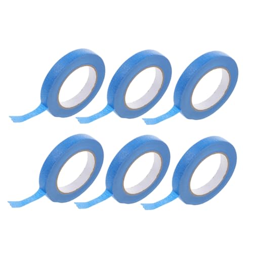 SEWACC 6 Rollen Blaue Malerkreppband Selbstklebendes Masking Tape für Präzises Abkleben Flexible Anpassung an Kurven Rückstandsfrei für DIY Malerarbeiten und Bastelprojekte SEWACC 6 Rollen Blaue Malerkreppband Selbstklebendes Masking Tape für Präzises Abkleben Flexible Anpassung an Kurven Rückstandsfrei für DIY Malerarbeiten und Bastelprojekte von SEWACC