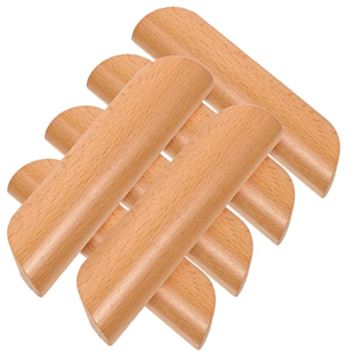 SEWACC 6 Stck Halbrunde Möbelgriffe Holz Schrank und Kommodenknäufe für Küchenschränke Badezimmer Wohnzimmer Kinderzimmer und Elegant und Robust SEWACC 6 Stck Halbrunde Möbelgriffe Holz Schrank und Kommodenknäufe für Küchenschränke Badezimmer Wohnzimmer Kinderzimmer und Elegant und Robust von SEWACC