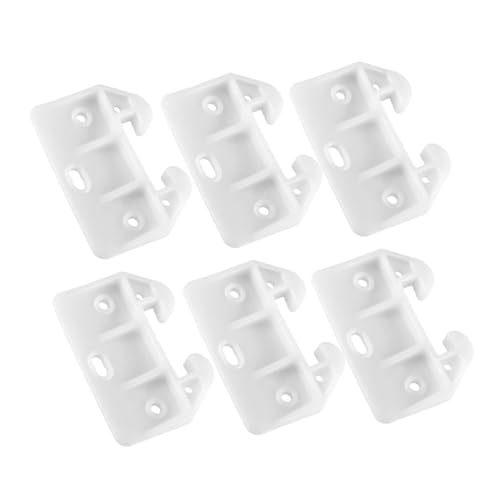SEWACC 6 Stück Kunststoff Schubladenführungen Langlebig Einfache Montage Vielseitig für Kommoden Schränke und Ersatzteile für Drawer Replacement Parts von SEWACC