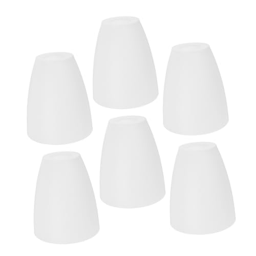 SEWACC 6 Stück Plastik Lampenschirme für Stehlampe Einfache Installation Vielseitig Einsetzbar Loch Design für Raumgestaltung von SEWACC