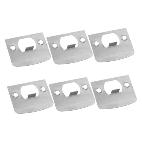 SEWACC 6 Stück Robuste Türschloss Abdeckplatte aus Stahl Verstärkte Türsicherung Einfach zu Montierende Deadbolt Cover Platte für Türverstärkung und Schlossriegel Ersatz SEWACC 6 Stück Robuste Türschloss Abdeckplatte aus Stahl Verstärkte Türsicherung Einfach zu Montierende Deadbolt Cover Platte für Türverstärkung und Schlossriegel Ersatz von SEWACC