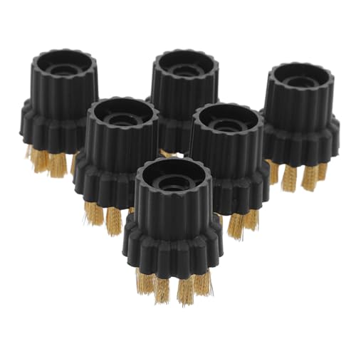 SEWACC 6 Stück Teiliges Dampfreiniger Bürstenköpfe Weich für Effektive Reinigung Harter Oberflächen Fliesenfugen Schwer Zugängliche Stellen Haushalt SEWACC 6 Stück Teiliges Dampfreiniger Bürstenköpfe Weich für Effektive Reinigung Harter Oberflächen Fliesenfugen Schwer Zugängliche Stellen Haushalt von SEWACC
