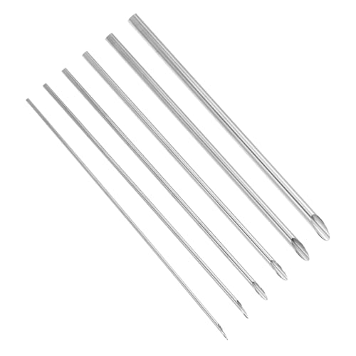 SEWACC 6 Stück Teiliges Edelstahl Runder für Töpferarbeiten Präziser Keramik-holet Cutter Leichtes DIY-Werkzeug für Tee-kannen und Skulpturen für Anfänger und Profis von SEWACC