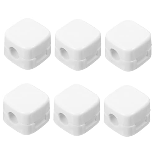 SEWACC 6 Stück Teiliges Kabelhalter Weiß Verstellbare Kabelclips für Haushaltsgeräte Selbstklebender Kabelorganizer Multifunktionale Drahtklemme zur Kabelverwaltung Am Schreibtisch und SEWACC 6 Stück Teiliges Kabelhalter Weiß Verstellbare Kabelclips für Haushaltsgeräte Selbstklebender Kabelorganizer Multifunktionale Drahtklemme zur Kabelverwaltung Am Schreibtisch und von SEWACC