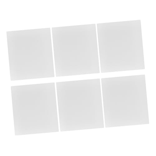 SEWACC 6 Stück Teiliges Klare PVC Zeichenmatten Transparente Druckstift Kopiertafeln Vielseitige Leichte Bastelmatten für Zeichnen Modellbau Skizzieren und Künstlerisches Gestalten von SEWACC