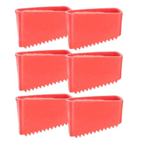 SEWACC 6 Stück Teiliges Leiterfüße Gummi Ersatzkappen Rutschfest Verschleißfest Leiterfußschutz für Stehleitern und Holzleitern Langlebige Leiterfußabdeckungen Boden und Trittschutz von SEWACC