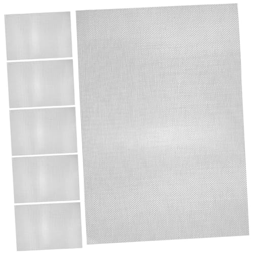 SEWACC 6 Stück Teiliges Maschendraht Mesh Feines Drahtgeflecht für Lüftungsgitter Fensterbildschirme DIY Projekte Robust Rostfrei Vielseitig Einsetzbar SEWACC 6 Stück Teiliges Maschendraht Mesh Feines Drahtgeflecht für Lüftungsgitter Fensterbildschirme DIY Projekte Robust Rostfrei Vielseitig Einsetzbar von SEWACC