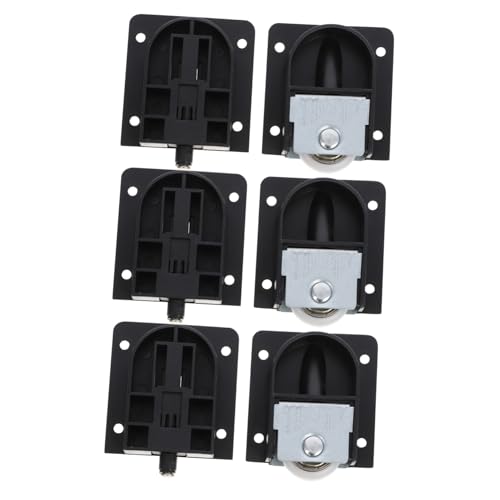 SEWACC 6 Stück Teiliges Schiebetürrollen für Kleiderschränke Geräuschloser Schiebetürbeschlag aus Hochwertigem Kunststoff Robustes Design Stabiler Türroller für Schrankmöbel und SEWACC 6 Stück Teiliges Schiebetürrollen für Kleiderschränke Geräuschloser Schiebetürbeschlag aus Hochwertigem Kunststoff Robustes Design Stabiler Türroller für Schrankmöbel und von SEWACC