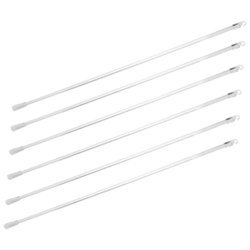 SEWACC 6 Stück Teiliges Transparenter Jalousie bedienstab Leichter Langlebiger Gardinenstab haken für Fensterjalousien Langer Universeller Ersatzstab für Vorhangbedienung SEWACC 6 Stück Teiliges Transparenter Jalousie bedienstab Leichter Langlebiger Gardinenstab haken für Fensterjalousien Langer Universeller Ersatzstab für Vorhangbedienung von SEWACC