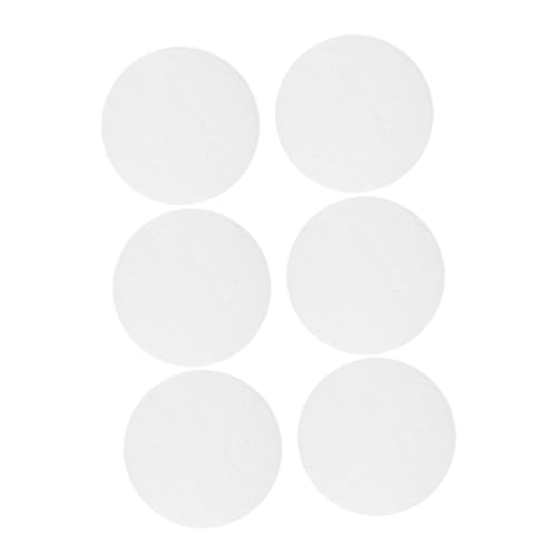 SEWACC 6 Stück Übungskuchen Attrappen Aus Styropor Bastelscheibe Kuchenmodell Bastelschaum Modellierschaum Styropor Projekte Schaumkreise Skulptur Runder Zubehör DIY von SEWACC