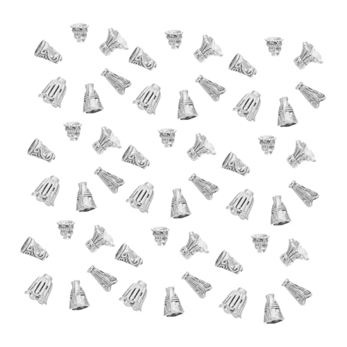 SEWACC 60 Stück Blumen Fundstücke Kappen Abstandskappen Für Armbänder Schmuck Fundstücke Filigrane Perlenkappen Abstandskappen Für Halsketten Perlenkappen Für Schmuck SEWACC 60 Stück Blumen Fundstücke Kappen Abstandskappen Für Armbänder Schmuck Fundstücke Filigrane Perlenkappen Abstandskappen Für Halsketten Perlenkappen Für Schmuck von SEWACC