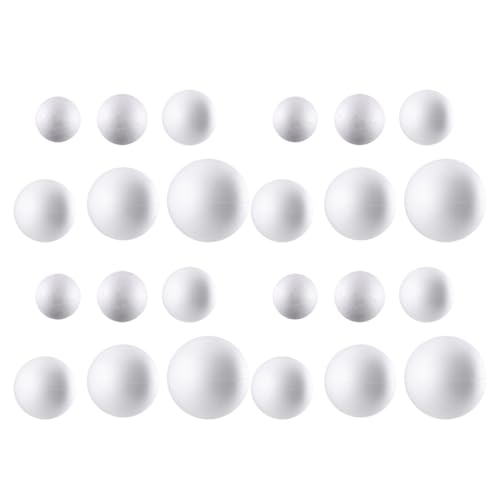 SEWACC 60stücke Weiße Kugeln DIY Weihnachtsbaum Ornament Runde Party Bälle Dekorative Requisiten Für Home Outdoor Basteln von SEWACC