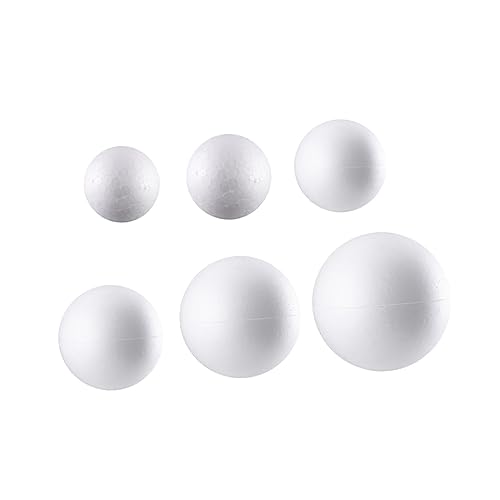 SEWACC 60 Stück schaumkugel Dekoration kleine Schaumkugeln Schaumkreise Schaumstoffkugeln für Kunst Bastelkugeln Styropor Weiß Ball-Modell Handwerk Weihnachtskugel DIY-Ball SEWACC 60 Stück schaumkugel Dekoration kleine Schaumkugeln Schaumkreise Schaumstoffkugeln für Kunst Bastelkugeln Styropor Weiß Ball-Modell Handwerk Weihnachtskugel DIY-Ball von SEWACC