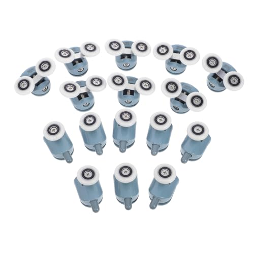 SEWACC 8 Sätze Duschkabinenrollen für Glastüren Langlebige Nylon Schiebetürrollen mit Doppelrädern für Badezimmer Ersatzteile für Reibungslosen Betrieb und Funktionalität SEWACC 8 Sätze Duschkabinenrollen für Glastüren Langlebige Nylon Schiebetürrollen mit Doppelrädern für Badezimmer Ersatzteile für Reibungslosen Betrieb und Funktionalität von SEWACC