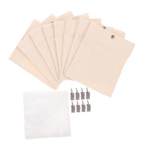 SEWACC 8 Sätze Outdoor Vorhanggewichte mit Clips Sandsack Beschwerer für Pavillon Garten und Terrasse Windschutz für Duschvorhänge und Markisen und Installieren von SEWACC