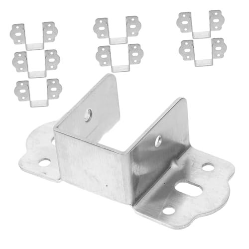 SEWACC 8 Stück Bettrahmenverstärker Metall Bettrahmenverbinder Metall Bettrahmen Stützzubehör Eckhalterung Für Bettrahmen Bett Eckhalterungsverbinder Silber SEWACC 8 Stück Bettrahmenverstärker Metall Bettrahmenverbinder Metall Bettrahmen Stützzubehör Eckhalterung Für Bettrahmen Bett Eckhalterungsverbinder Silber von SEWACC