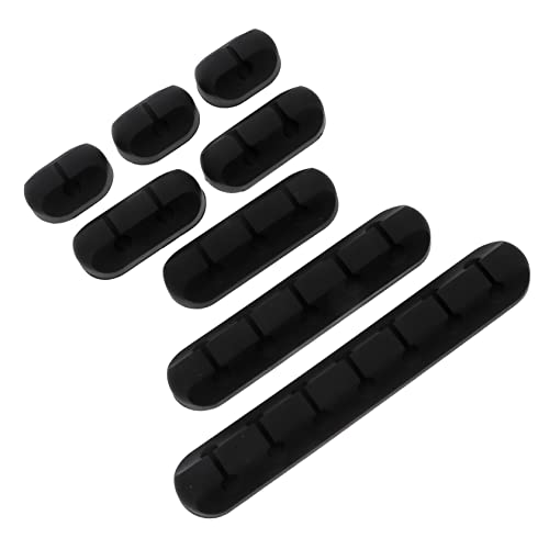 SEWACC 8 Stück Kabelhalter Clips Set Teilig Selbstklebende Kabelorganisation für Schreibtisch Vielseitig Einsetzbar Langlebig zur und Versteckung SEWACC 8 Stück Kabelhalter Clips Set Teilig Selbstklebende Kabelorganisation für Schreibtisch Vielseitig Einsetzbar Langlebig zur und Versteckung von SEWACC