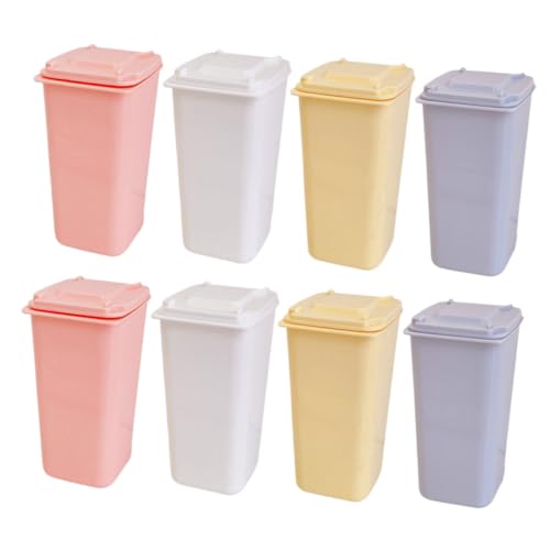 SEWACC 8 Stück Mini Mülleimer für Schreibtisch Teiliges mit Funktionalem Deckel Niedlichem Cartoon Design Leichte und Robuste Abfallbehälter für Schlafzimmer Büro und Home Office SEWACC 8 Stück Mini Mülleimer für Schreibtisch Teiliges mit Funktionalem Deckel Niedlichem Cartoon Design Leichte und Robuste Abfallbehälter für Schlafzimmer Büro und Home Office von SEWACC