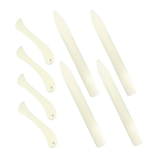 SEWACC 8 Stück Robuste Faltwerkzeuge für DIY Bastelarbeiten Buchbinden und Scrapbooking für Präzise Faltlinien und Dekoration von SEWACC