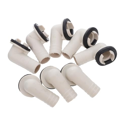 SEWACC 8 Stück Teiliges Ac Drain Pipe Adapter Luftdichter Klimaanlagen-abflussanschluss mit Dichtungsring Universeller Ablaufschlauch-verbindungsstück für Mini-split und Fenstergeräte SEWACC 8 Stück Teiliges Ac Drain Pipe Adapter Luftdichter Klimaanlagen-abflussanschluss mit Dichtungsring Universeller Ablaufschlauch-verbindungsstück für Mini-split und Fenstergeräte von SEWACC