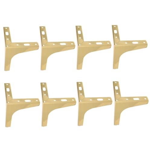SEWACC 8 Stück Teiliges Goldene Verstellbare Metallmöbelfüße Stabile Ersatzbeine für Tv Schrank Sofa Couchtisch und Badezimmermöbel Langlebig Modern rutschfest Vielseitig Einsetzbar SEWACC 8 Stück Teiliges Goldene Verstellbare Metallmöbelfüße Stabile Ersatzbeine für Tv Schrank Sofa Couchtisch und Badezimmermöbel Langlebig Modern rutschfest Vielseitig Einsetzbar von SEWACC