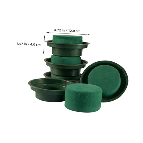 SEWACC 8 Stück Teiliges Grünes Rund mit Feuchtigkeitsbindendem Steckschaum für Stabile Blumenarrangements bei Hochzeit Party Festdekoration SEWACC 8 Stück Teiliges Grünes Rund mit Feuchtigkeitsbindendem Steckschaum für Stabile Blumenarrangements bei Hochzeit Party Festdekoration von SEWACC