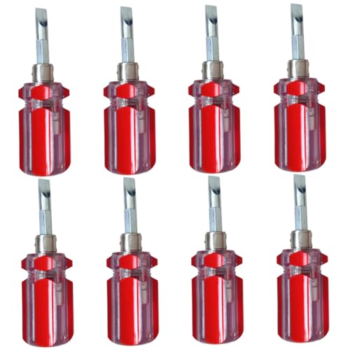 SEWACC 8 Stück Teiliges Mini Dual Schraubendreher aus Vanadium Stahl Umschaltbar zwischen Kreuz und Schlitzkopf Rutschfester Griff Korrosionsbeständig Vielseitig für Präzise SEWACC 8 Stück Teiliges Mini Dual Schraubendreher aus Vanadium Stahl Umschaltbar zwischen Kreuz und Schlitzkopf Rutschfester Griff Korrosionsbeständig Vielseitig für Präzise von SEWACC