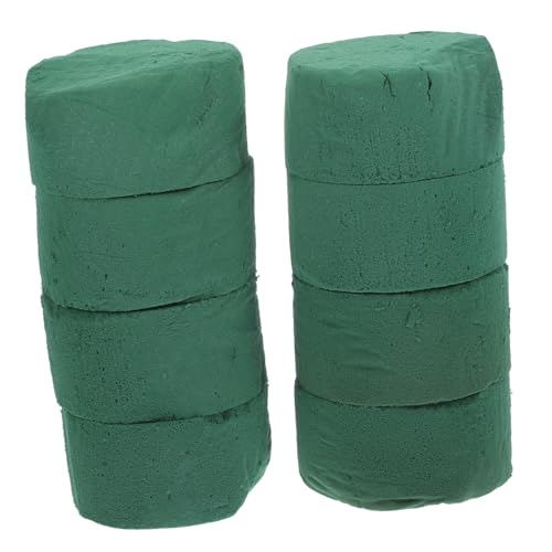 SEWACC 8 Stück Teiliges Runder Floral Foam Blöcke für Blumenarrangements Saugfähiger Steckschaum für Frische und Getrocknete Blumen Vielseitig Einsetzbar für Hochzeit Geburtstag von SEWACC