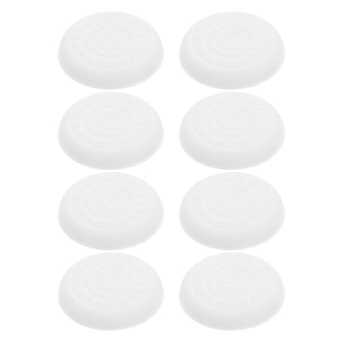 SEWACC 8 Stück Teiliges Runder Möbelgleiter Silikon Antirutsch und Bodenschutz Pads für Stühle Tische und Möbelbeine für Holz Vinyl und Fliesenböden Weiß von SEWACC