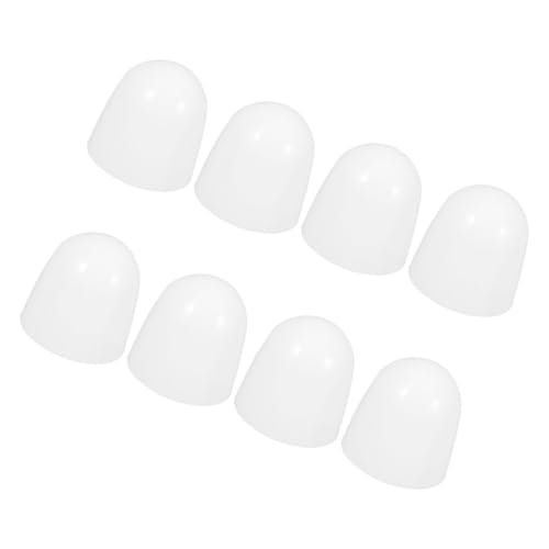 SEWACC 8 Stück Teiliges Toilet Base Bolt Covers aus Robustem Kunststoff Dekorative Wc Schraubenabdeckungen Passend für Verschiedene Toilettenmodelle Schmutzresistent und Langlebig von SEWACC