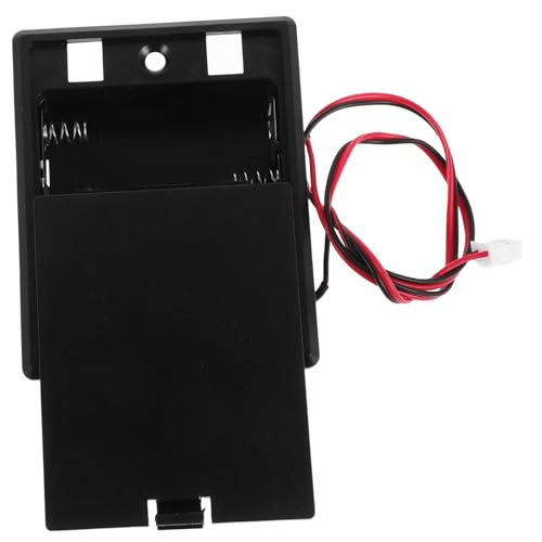 SEWACC Aa Batteriekasten mit Abdeckung Universeller Batteriehalter Sicherer Aufbewahrungsbox für Aa Batterien Robustes Gehäuse Einfache Installation Moderner Schutz für Batterien von SEWACC