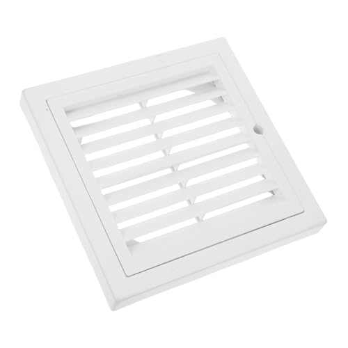 SEWACC Abs Lüftungsgitter Badezimmer Deckenventilator Abdeckung Quadratisch Langlebig Abnehmbar Staubfilter für Abluft Luftauslass Diffusor von SEWACC
