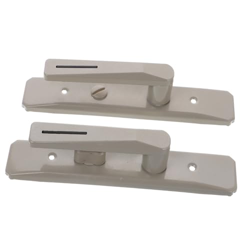 SEWACC Aluminium Türgriff mit Schloss für Badezimmer Schlafzimmer Rostfreier Türdrücker Langlebig Einfache Installation Sicherer Türknauf von SEWACC