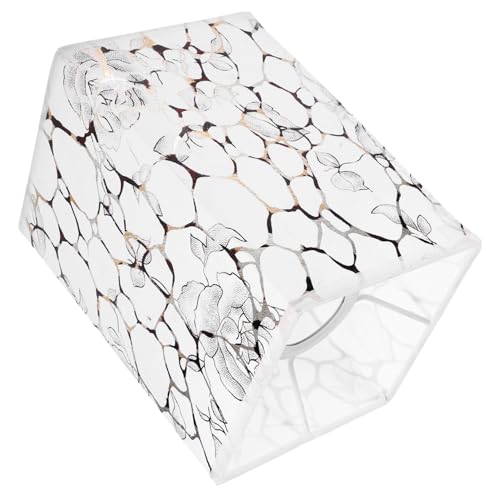 SEWACC Anti glare Stoff Lampenschirm für Stehlampe Quadratisch Weiches Warmes Licht Geeignet für Wohnzimmer und Hotel Kreative Beleuchtung mit Langlebigem Eisenrahmen Stilvolles Design von SEWACC