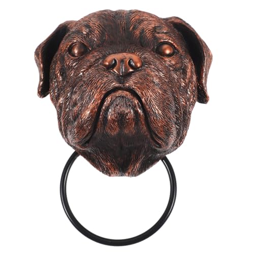 SEWACC Antiker Haustürklopfer aus Synthetischem Material Langlebiger Hundekopf Türgriff Einfach zu Montierender Türklopfer für Haustür und Tor Dekorativer Wandbehang Geschenk zu Festen SEWACC Antiker Haustürklopfer aus Synthetischem Material Langlebiger Hundekopf Türgriff Einfach zu Montierender Türklopfer für Haustür und Tor Dekorativer Wandbehang Geschenk zu Festen von SEWACC