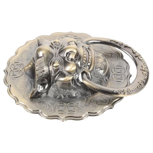 SEWACC Antiker Türklopfer Löwenkopf Haustürklopfer Retro Türgriff Front Türbeschlag für Haustür Hotel Restaurant Dekorativer und Ergonomischer Türklopfer von SEWACC