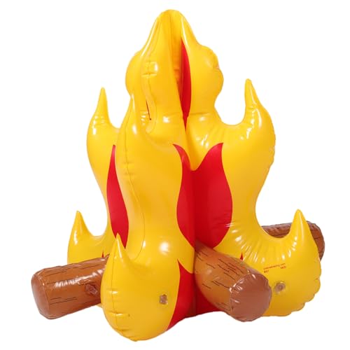 SEWACC Aufblasbares PVC Campfire Prop Robust Langlebig Kompakt Partydekorations Accessoire für Zelt und Outdoor Spaß SEWACC Aufblasbares PVC Campfire Prop Robust Langlebig Kompakt Partydekorations Accessoire für Zelt und Outdoor Spaß von SEWACC