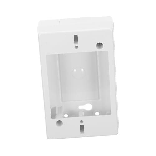 SEWACC Aufputz Anschlussdose Modell US Standard Steckdose Gehäuse für Innen Außenbereiche Robuste Kunststoff Einzelgang Abzweigdose Kompatibel mit Wippschaltern Einfache Montage von SEWACC