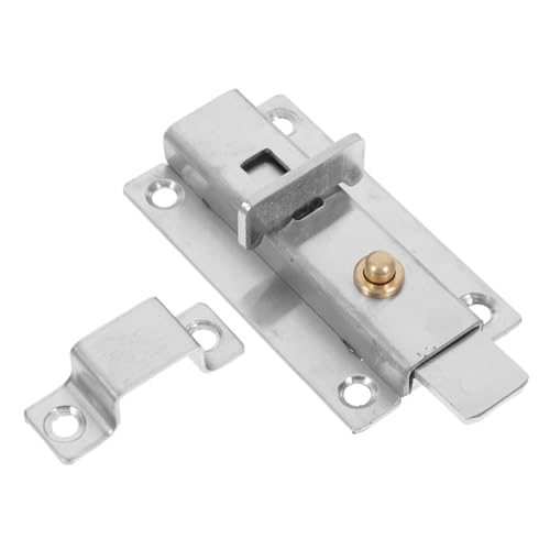 SEWACC Automatischer Edelstahl türriegel mit Federmechanismus Robuster Tür Fensterverschluss Selbstschließend Korrosionsbeständig für Türen Fenster und Schränke Inklusive Schrauben SEWACC Automatischer Edelstahl türriegel mit Federmechanismus Robuster Tür Fensterverschluss Selbstschließend Korrosionsbeständig für Türen Fenster und Schränke Inklusive Schrauben von SEWACC