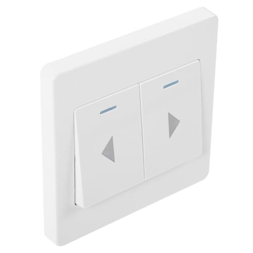 SEWACC Automatischer Rücksetzschalter Wandbedienfeld für Garagentor und Vorhangsteuerung Einfache Montage Robuste Struktur Geeignet für Garagentore Fensterrollläden und Jalousien SEWACC Automatischer Rücksetzschalter Wandbedienfeld für Garagentor und Vorhangsteuerung Einfache Montage Robuste Struktur Geeignet für Garagentore Fensterrollläden und Jalousien von SEWACC