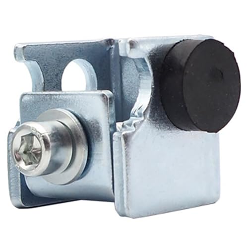 SEWACC Automatischer Türstopper für Außentüren aus Stahl Langlebiger Gleitschienen Stopper zur Festen Montage mit Inbusschrauben Verhindert Türrollen und Schützt vor Kollisionen Stabile von SEWACC