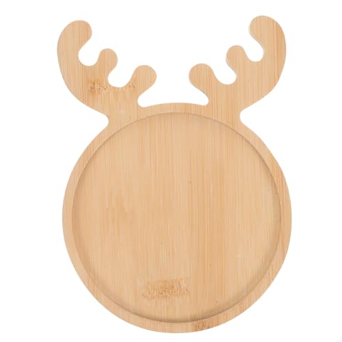 SEWACC Bambus Mosaik Untersetzer Blank Tray DIY Kreative Bastelbasis Rehförmiger Tablett Basis für Handgemachte Glas Kunst Handwerk und Wohnkultur von SEWACC