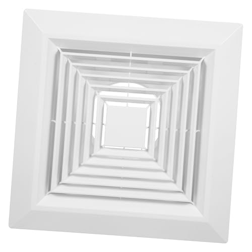 SEWACC Bathroom Vent Cover Quadratisches Belüftungsgitter für Integrierte Decken mit Clip Feuchtigkeitsresistenter Luftauslass für Badezimmer und Küche Kompatibel mit Abluftventilatoren von SEWACC
