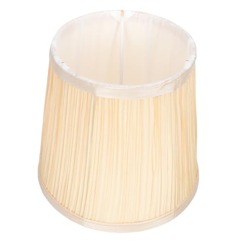 SEWACC Baumwoll Lampenschirm Plissee Stoff Lichtschutz für Tischlampe Stehlampe Wandlampe Langlebig und Einfach zu Montieren für Wohn Schlafzimmer von SEWACC